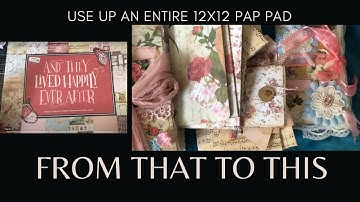 What Did We Make From Our Entire 12x12 Paper Pad