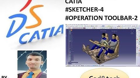 CATIA TUTORIAL-5 OPERATION TOOLBAR-2 (mirror, symmetry,translate,rotate,scale & offset)