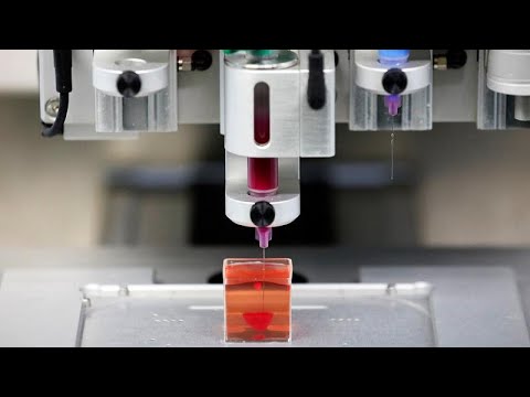 طباعة اول قلب بنسيج بشري في العالم