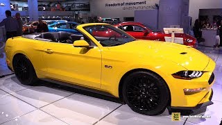 2018 Ford Mustang GT Premium Convertible - Exterior and Interior Walkaround - 2018 Detroit Auto Show