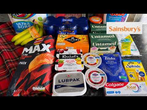 What did we get in Sainsbury's this week? | UK Family grocery haul | 8th of August :)