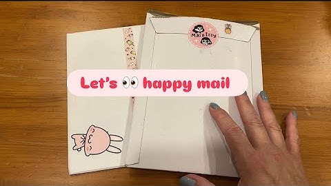 Let’s open some happy mail from two sticker shops Miki & Izzy and Pineberry Paper