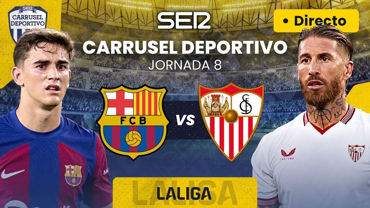 El barcelona contra el sevilla