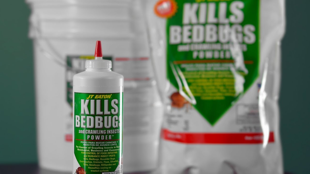 J.T. Eaton Kills Bedbugs Diatomaceous Earth Powder - YouTube.