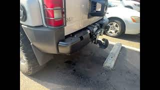 hummer h3 rear winch install Hummer H3 Hidden Winch