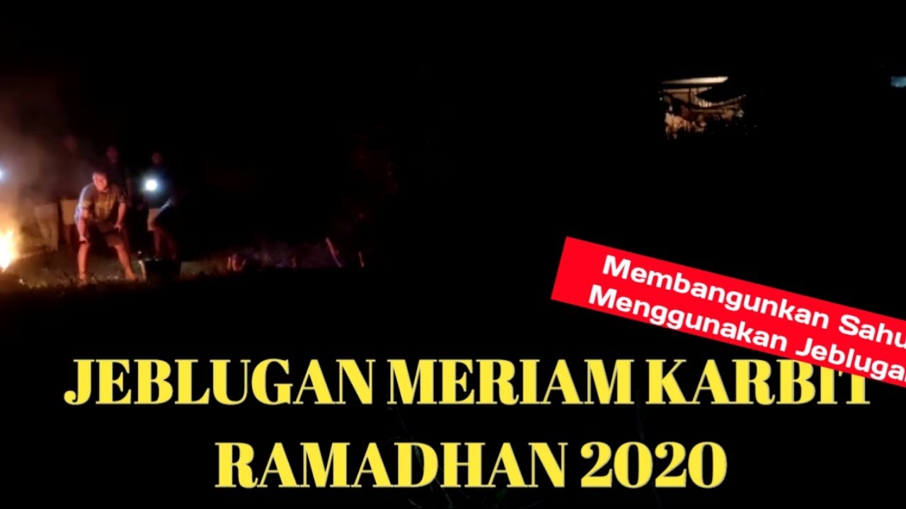 JEBLUGAN MERIAM KARBIT BAWAH  TANAH  BETAPA BAHAGIANYA 