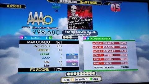 New York EVOLVED (Type B) ESP AAA PFC 999,680 - Dance Dance Revolution A