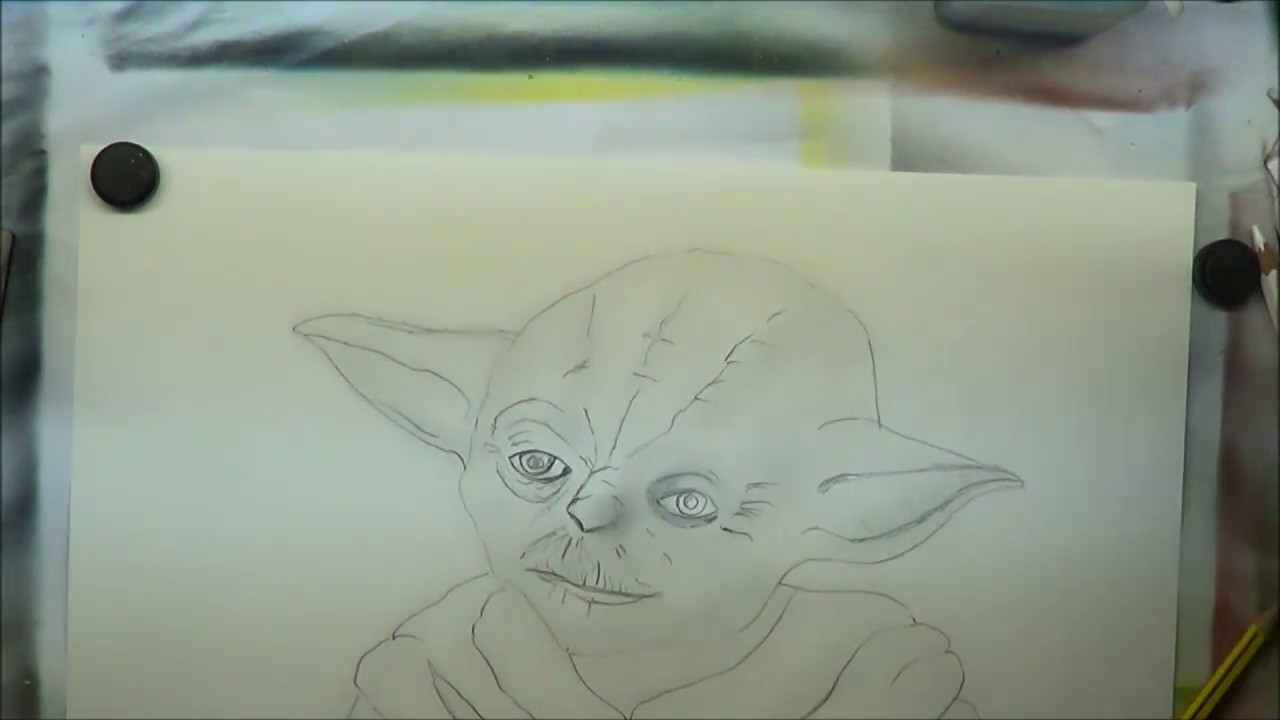 Die groÃŸen meister Yoda, ein Jedi meister puzzle zum ausdrucken