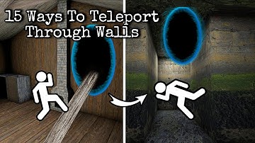 15 Ways To Teleport Through Walls In Granny v1.8.2