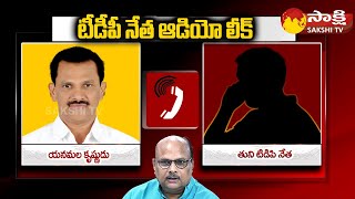 TDP Leader Audio Leaked | Yanamala Krishnudu vs Yanamala Ramakrishnudu | Sakshi TV