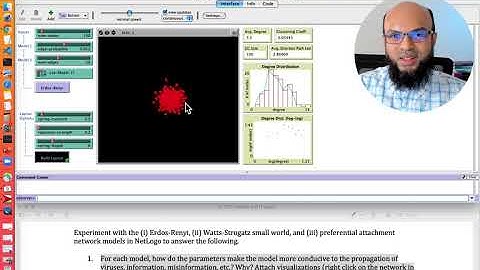 NetLogo Comparison: Erdos-Renyi, Watts-Strogatz, and Barabasi-Albert Network Models