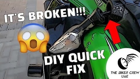 The Biker Crew UAE | How to Fix a Broken Indicator | DIY