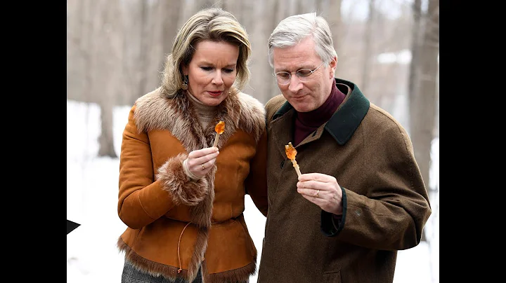 Belgian King Philippe and Queen Mathilde visit Can...