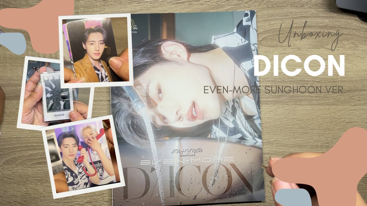 ENHYPEN DICON 30th Special Edition B-Type Unboxing 📖 Sunghoon