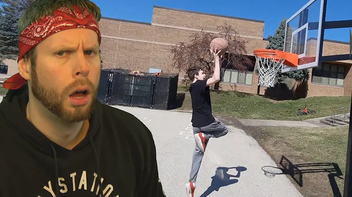 Wow he can fly..... Kids Dunk Contest