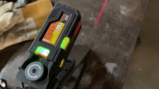 Klein Tools pocket laser 93PTL and welding a handrail