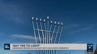 Hanukkah begins in Calgary with inclusive ceremony