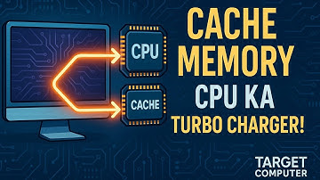 Cache Memory - CPU Ko Fast Kaise Banata Hai | 1 min video | #CacheMemory #CPUCache #ComputerGK #gk