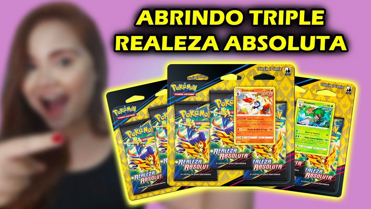 Blister Triplo Pokémon Espada e Escudo 13: Realeza Absoluta