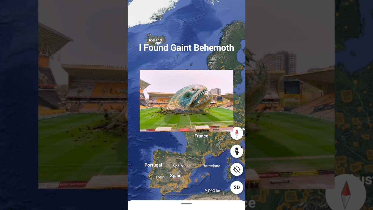 🔥I Found Gaint Behemoth on Google Earth 🌎! 
