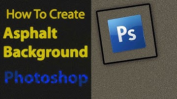 Photoshop : How To Create Asphalt Background