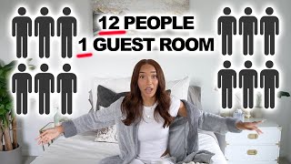 12 Overnight Guests at My House! How I prepared for this