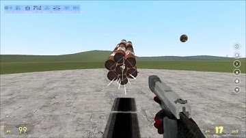 [GMOD] Hand-made explosive barrel launcher