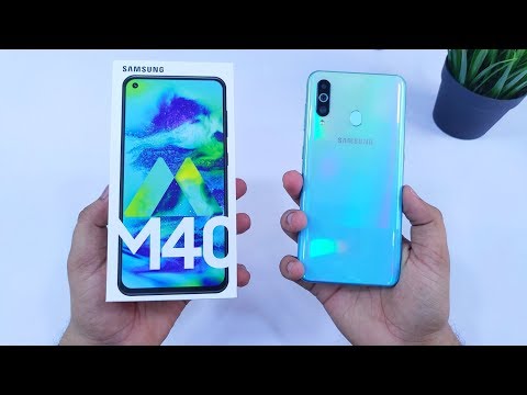 Samsung Galaxy M40 Sea Water Blue Color Unboxing And Impressions