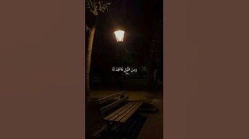 ومن الليل فاسجد له وسبحه ليلاً طويلاً | تلاوة مريحه ل إسلام صبحي |#هدوء_الليل #سورة_الإنسان 🦋🖤