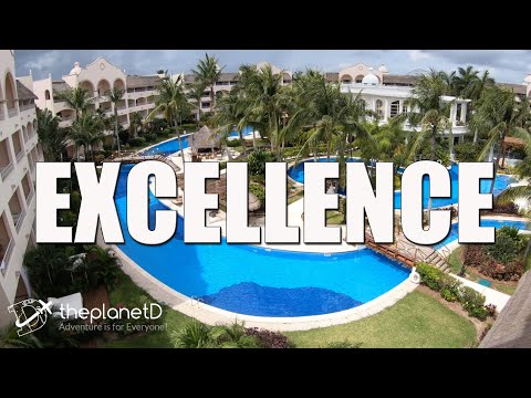 Excellence Riviera Cancun - All-Inclusive Hotel & Room Tour | Mexico Travel Vlog