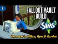 Building a Fallout Vault in the Sims 3 | Part 4: Overseer's Office, Gym & Garden