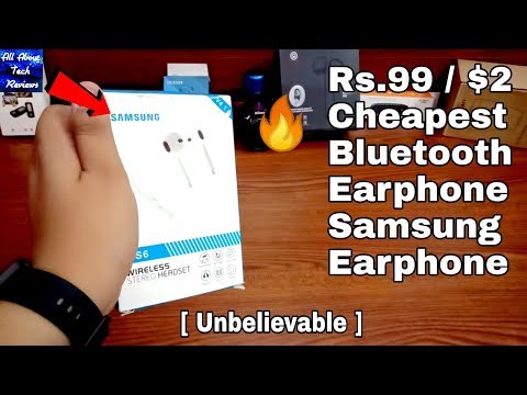 Rs.99 Cheapest Samsung Bluetooth Earphone | $2 Cheapest Wireless Earphone | S6 Stereo BT Headphones