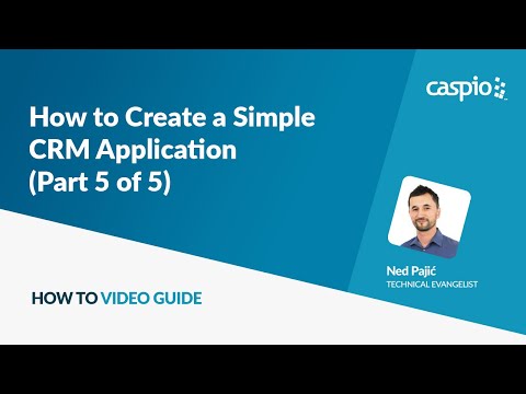 Creating a Simple CRM Application / Part 5 of 5 / Deploying Your App