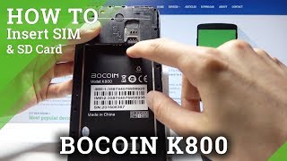 How to Insert SIM Card to BOCOIN K800 - Plug in Memory Card screenshot 5