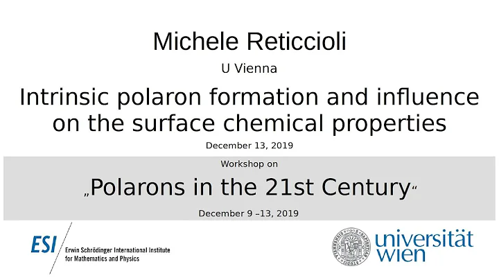 Michele Reticcioli - Intrinsic polaron formation a...