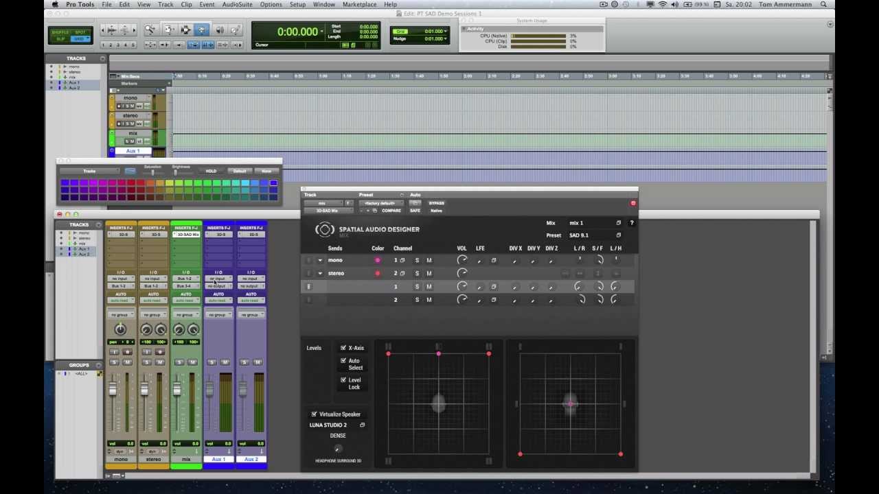 Конструктор Audio man. Pro tools 10