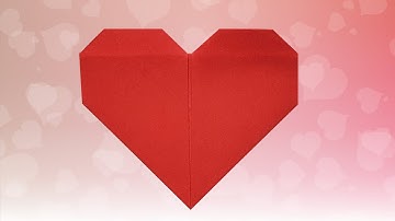 CÁCH GẤP TRÁI TIM ❤️ DỄ NHẤT CHỈ VỚI 1 TỜ GIẤY /【ORIGAMI HEART】