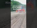 Soybeans seeder Kubota M125GE with Nina Gaspardo #farming #agriculture #machine #shorts #kubota