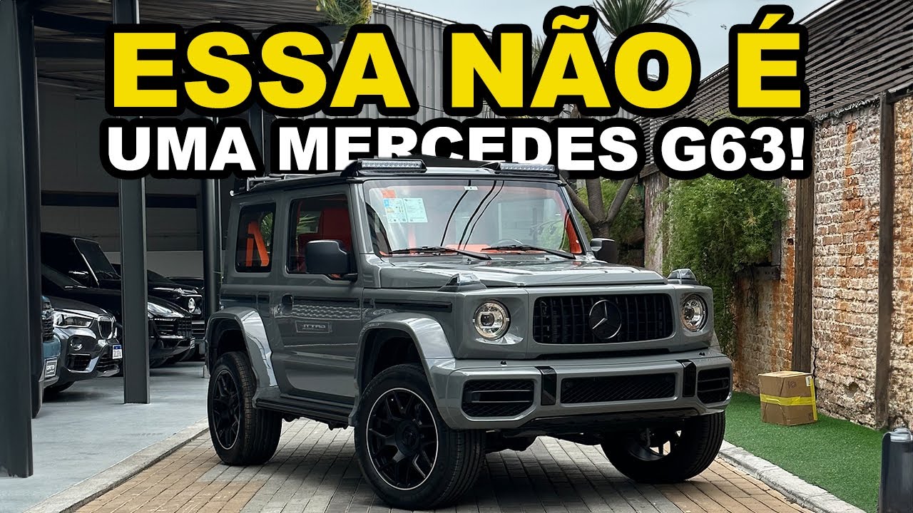G63♡mama ページ O carro da capa NÃO É UMA G63! É um SUZUKI JIMNY com kit BABY G