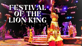 Festival of the Lion King | FULL SHOW at Animal Kingdom | Second Row Lion Section, Pumbaa Side