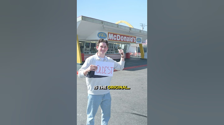 I Tried the Original McDonalds to See if it’s Better.. 😳 #shorts