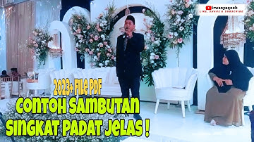 Contoh Sambutan Singkat Pihak Keluarga Mempelai Wanita