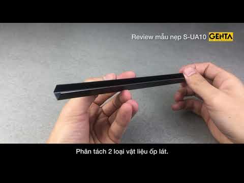 Video Review nẹp U âm inox 10mm S-UA10, đen bóng | GENTA.VN - youtube