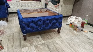 How To Make Chesterfield Glass Table