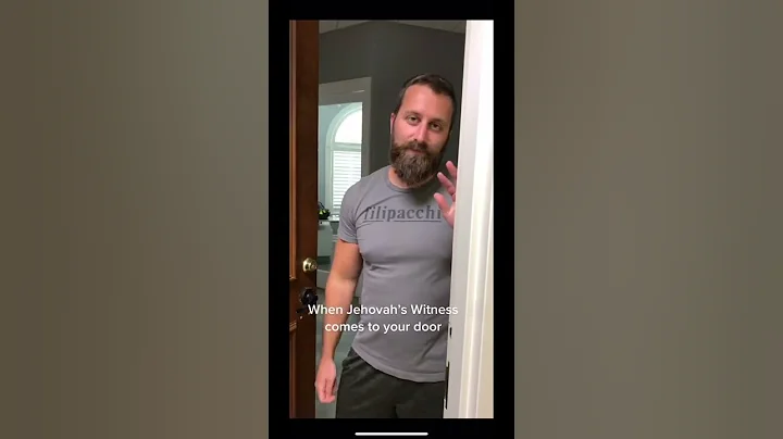 When Jehovah’s Witness comes to your door🤣