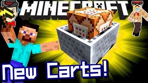 Minecraft New COMMAND CARTS in 13w39a Snapshot!