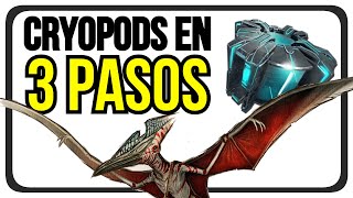 ✔️ Cómo HACER CRYOPODS (😱 Muy FÁCIL) | ARK Guía