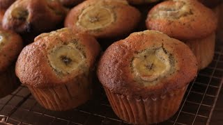 バナナと紅茶のマフィン　バター不使用（Banana and tea muffins made with vegetable oil)