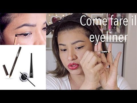 Come Fare L Eyeliner Preciso Con La Matita Occhi Eyeliner In Gel Eyeliner Liquido Vania Lezama Youtube
