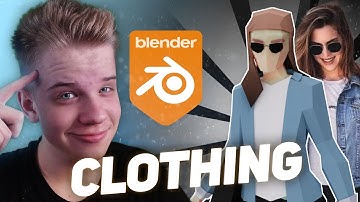 Low Poly CLOTHING in Blender! (Full Guide)